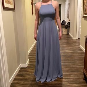 Lulus light blue prom dress